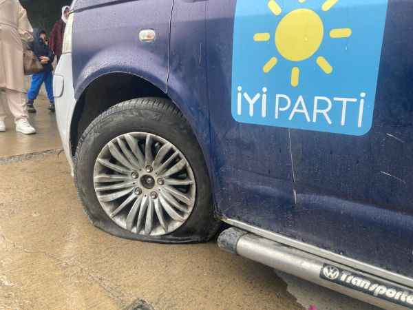 Yıldıztekin’in seçim aracına saldırı