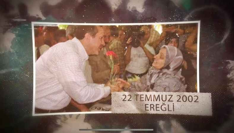 Erdoğan mitingine davet için partilileri duygulandıran klip