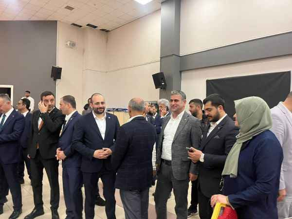 Eski başkan ve yeni başkan Büyükakın için bir arada