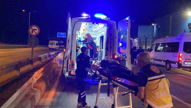 Kocaeli’de işçi servisi kaza yaptı