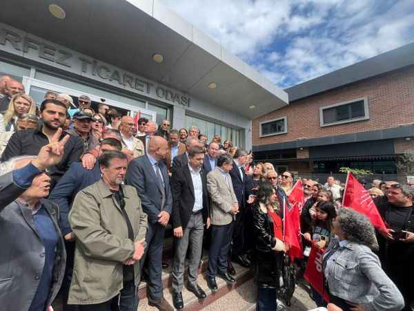 CHP’liler toplandı “Körfez’de seçim tekrarlansın, kazananı alkışlayalım”
