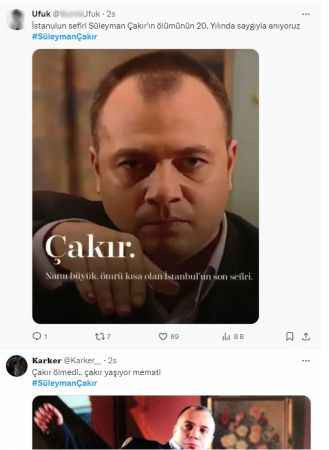 Dizi karakterini ölüm yıldönümünde rahmetle andılar(!)