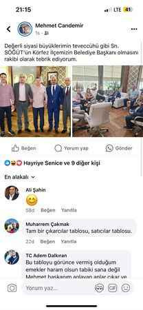 Bir hışım İYİ Parti’den istifa etmişti AKP’li başkana tebriğe gitti