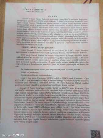 Babasıyla aynı adı taşıdığı için muhtarlığı düşmüştü, YSK kararını verdi