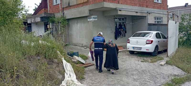 Yürümekte zorluk çekiyordu imdadına koştular