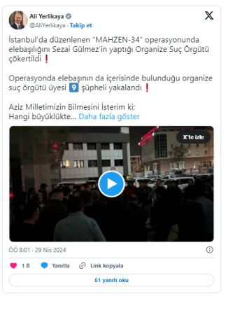 Elebaşı cezaevinde, organize suç örgütü çökertildi!