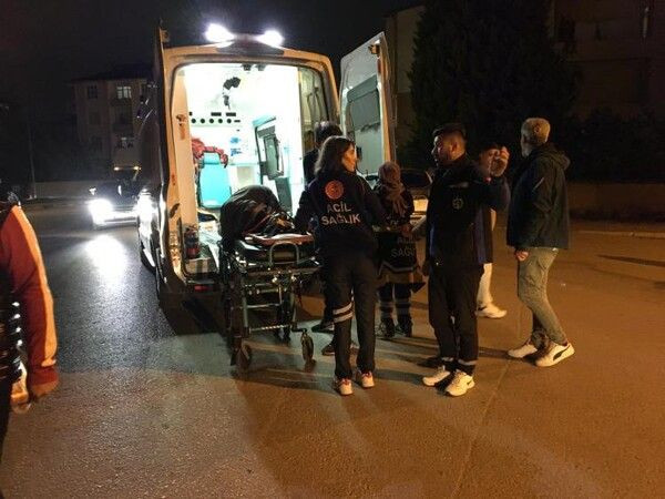 Otomobilin çarptığı yaya yaralandı