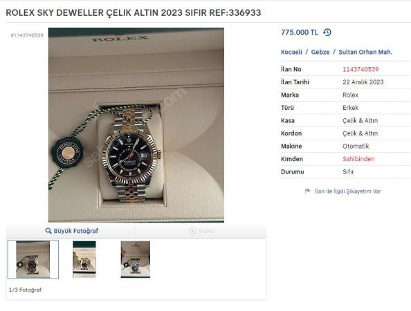 Rolex'ini satan Kocaelili kim?
