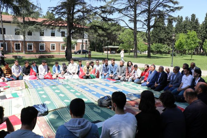 Kocaeli’de öğrencilerden Filistin için eylem