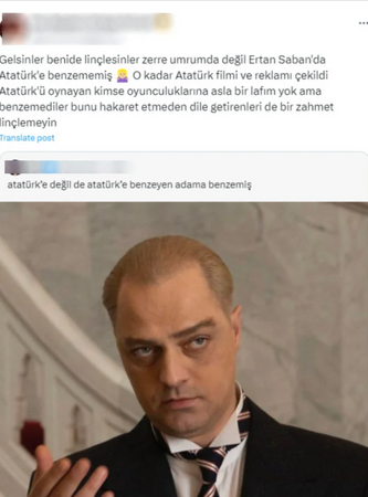 'Atatürk' rolüyle ortalığı karıştırdı!