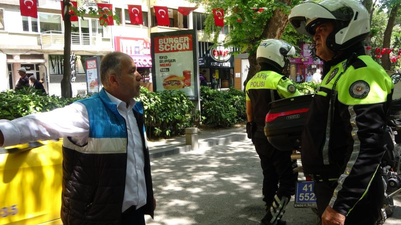 Polisin üstüne araç sürdüğü iddia edilen sürücüden şaşırtan açıklama