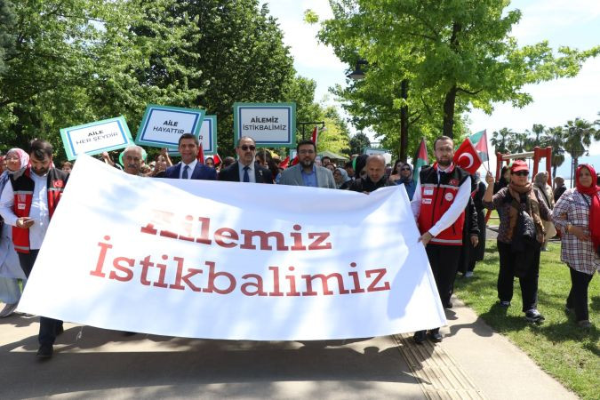 Kocaeli’de büyük yürüyüş “Biz büyük bir aileyiz”