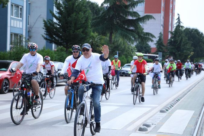 19 Mayıs için pedal çevirdiler