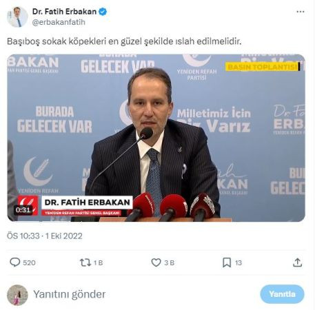 Fatih Erbakan fena çark etti!