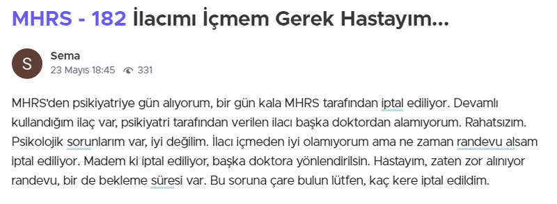 MHRS'den gelen mesajlar çıldırttı! Şikayet yağıyor! Hastanelerde randevu iptali rezaleti!