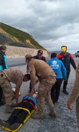 O ilde minibüs şarampole yuvarlandı: 1 ölü, 11 yaralı
