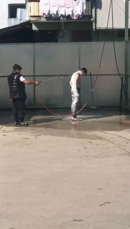 Kocaeli’de sıcaktan bunalan çocuklar bakın ne yaptı