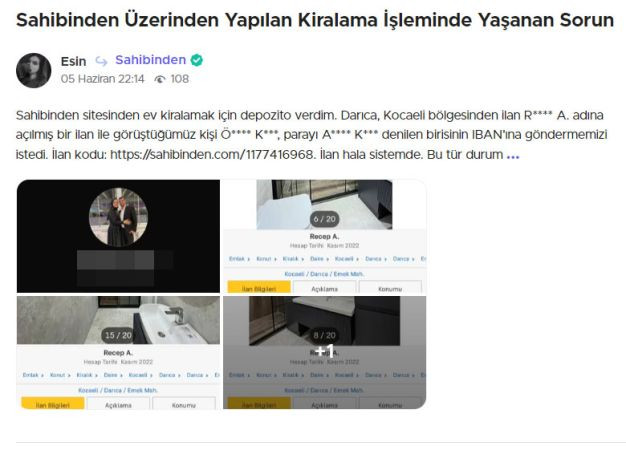 Kocaeli’de hayali daireyi kiraladılar