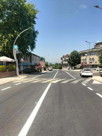 O caddede trafik düzeni sağlandı