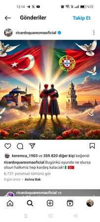 Ricardo Quaresma bir paylaşım yaptı, taraftarlar coştu! “Come to Beşiktaş”
