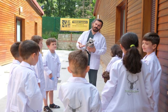 Ormanya'da çocuklar doğayla buluşuyor