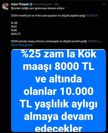 Bunu yapmasalardı, en düşük emekli maaşı bakın ne kadar olacakmış!