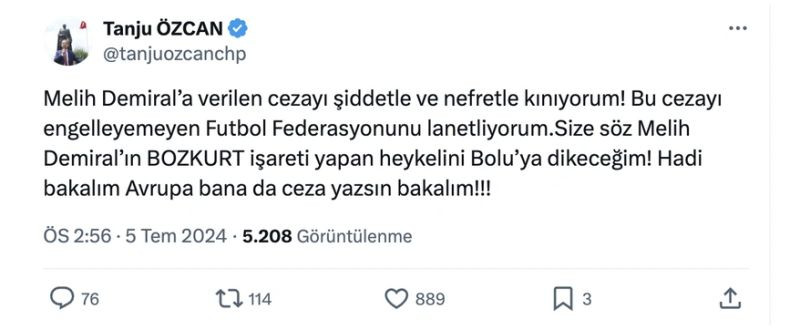 CHP'li başkan Karamürselli Merih'in heykelini dikecek