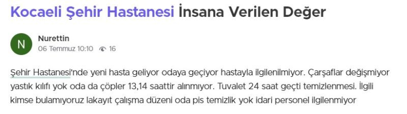 Hastaların kaldığı odayla ilgili şok iddialar!