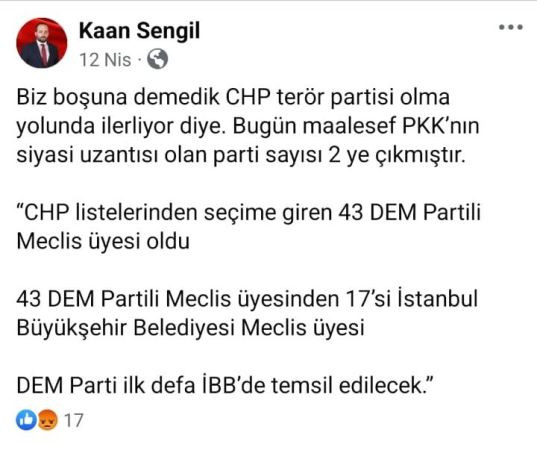 CHP’ye "terörist" diyen il başkanı, CHP'nin ayağına gitti