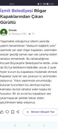 İzmit'teki o yolda vatandaşı zıplatan ses