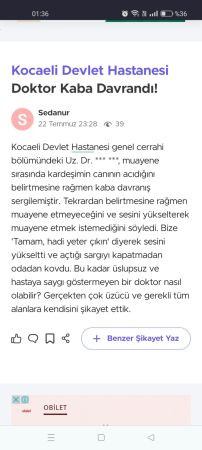 Kocaeli Devlet Hastanesi doktoruyla ilgili şok iddia!