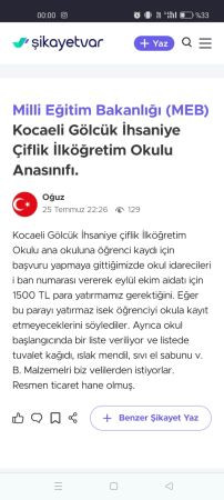 Devlet okulunda veliye “İBAN” iddiası!