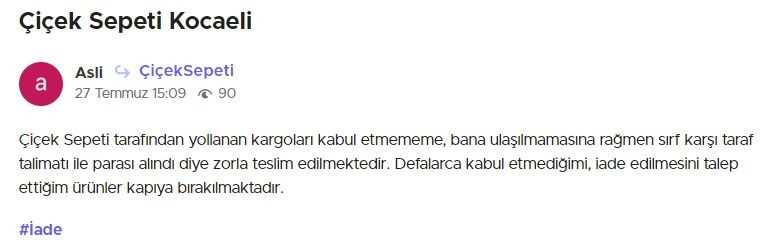 Vatandaştan belki de ilk defa duyacağınız “zorla kargo” şikayeti!