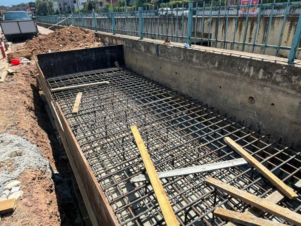 Bu yaya köprüsü için 19 ton çelik kullanılacak
