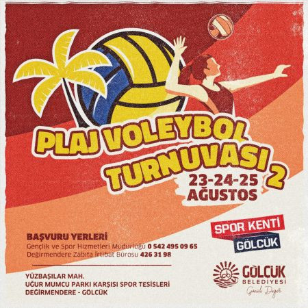 Gölcük'te plaj voleybolu yeniden başlıyor!