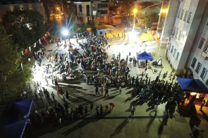 Çocuklar bu etkinlikte çok eğleniyor