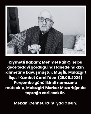 CHP’li Nail Çiler’in acı günü