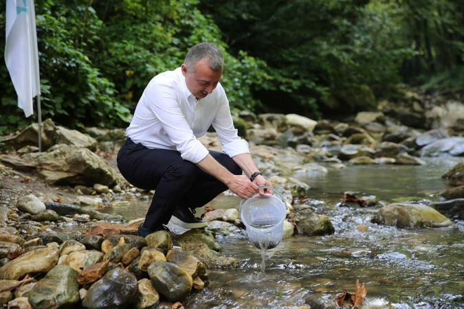 Benekli alabalıklar dereye salındı “Bu dünyanın sahibi, hâkimi değiliz”