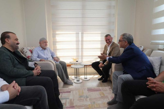 Büyükakın’dan Erdoğan’ın hocasına ziyaret