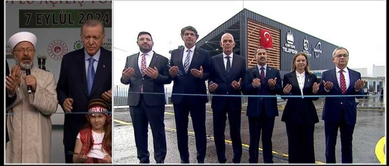 Gölcük’teki açılışa Kartepe’den bağlanıp duaya katıldılar