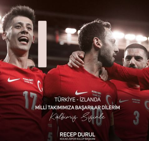 Başkan Durul’dan Milli takıma mesaj