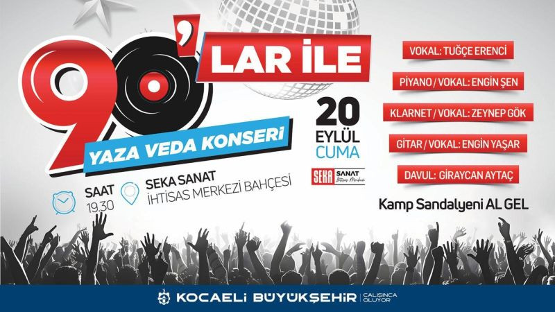Büyükşehir’den Yaza Veda Konseri