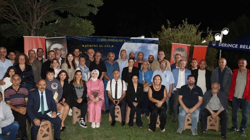 CHP, Derincelilerle şiir gecesinde buluştu