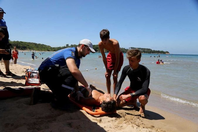 Kocaeli sahillerinde Mavi Ambulansları ve sağlık ekipleri görevleri sona erdi