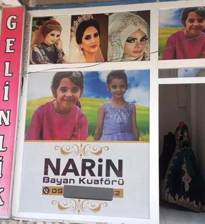 Narin'in ismiyle kadın kuaförü açtılar! Tepkiler yağdı...
