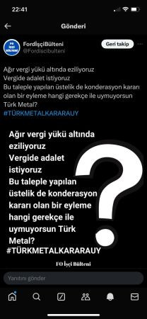 Türk-İş eylem kararı aldı Türk Metal sessiz!