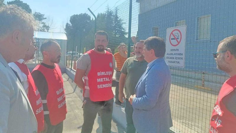 Bekaert işçilerine CHP’li vekilden destek