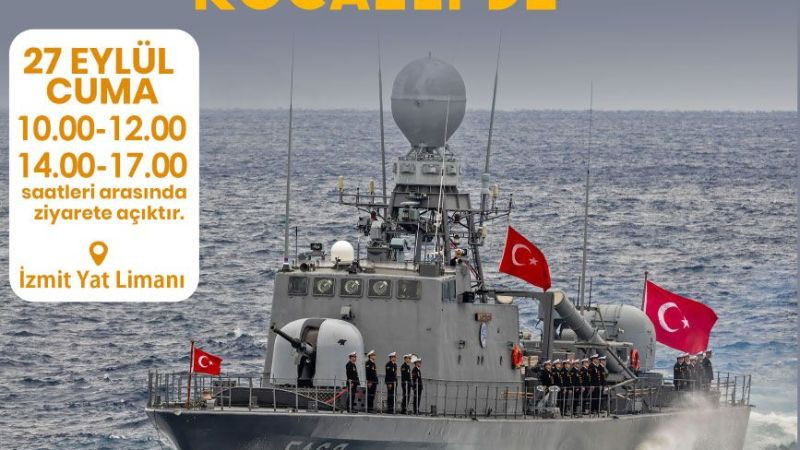 TCG FIRTINA Hücumbotu İzmit’te ziyarete açılacak