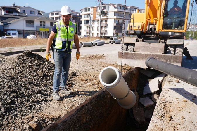 Gölcük'te 41,8 kilometre uzunluğunda yeni altyapı hattı!