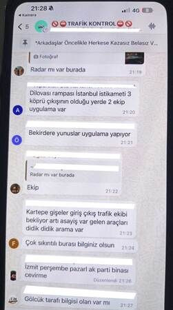 Kocaeli'de trafik polislerinin denetim noktaları böyle ifşa ediliyor!